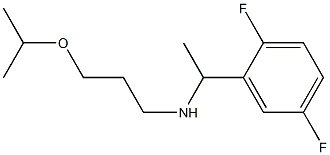 [1-(2,5-difluorophenyl)ethyl][3-(propan-2-yloxy)propyl]amine 구조식 이미지