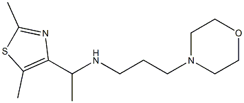 [1-(2,5-dimethyl-1,3-thiazol-4-yl)ethyl][3-(morpholin-4-yl)propyl]amine Structure