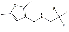 [1-(2,5-dimethylfuran-3-yl)ethyl](2,2,2-trifluoroethyl)amine 구조식 이미지