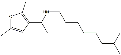 [1-(2,5-dimethylfuran-3-yl)ethyl](7-methyloctyl)amine Structure