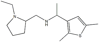 [1-(2,5-dimethylthiophen-3-yl)ethyl][(1-ethylpyrrolidin-2-yl)methyl]amine 구조식 이미지