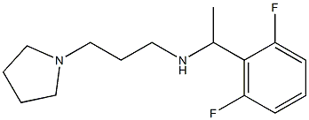 [1-(2,6-difluorophenyl)ethyl][3-(pyrrolidin-1-yl)propyl]amine Structure