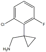 [1-(2-chloro-6-fluorophenyl)cyclopropyl]methanamine 구조식 이미지