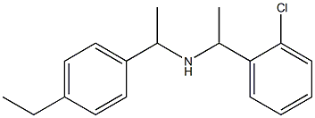 [1-(2-chlorophenyl)ethyl][1-(4-ethylphenyl)ethyl]amine Structure