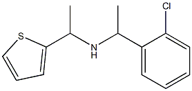 [1-(2-chlorophenyl)ethyl][1-(thiophen-2-yl)ethyl]amine Structure