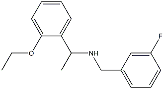 [1-(2-ethoxyphenyl)ethyl][(3-fluorophenyl)methyl]amine 구조식 이미지