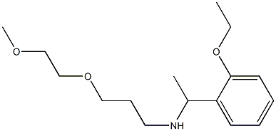 [1-(2-ethoxyphenyl)ethyl][3-(2-methoxyethoxy)propyl]amine 구조식 이미지