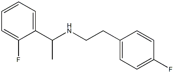 [1-(2-fluorophenyl)ethyl][2-(4-fluorophenyl)ethyl]amine Structure