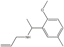 [1-(2-methoxy-5-methylphenyl)ethyl](prop-2-en-1-yl)amine 구조식 이미지