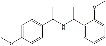 [1-(2-methoxyphenyl)ethyl][1-(4-methoxyphenyl)ethyl]amine Structure