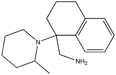 [1-(2-methylpiperidin-1-yl)-1,2,3,4-tetrahydronaphthalen-1-yl]methanamine Structure