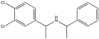 [1-(3,4-dichlorophenyl)ethyl](1-phenylethyl)amine 구조식 이미지