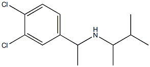 [1-(3,4-dichlorophenyl)ethyl](3-methylbutan-2-yl)amine Structure