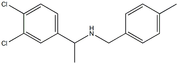 [1-(3,4-dichlorophenyl)ethyl][(4-methylphenyl)methyl]amine 구조식 이미지
