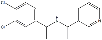 [1-(3,4-dichlorophenyl)ethyl][1-(pyridin-3-yl)ethyl]amine 구조식 이미지