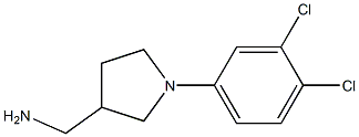 [1-(3,4-dichlorophenyl)pyrrolidin-3-yl]methylamine 구조식 이미지