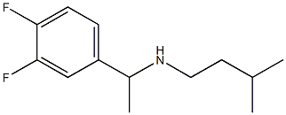 [1-(3,4-difluorophenyl)ethyl](3-methylbutyl)amine 구조식 이미지