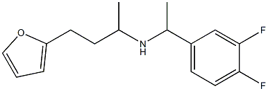 [1-(3,4-difluorophenyl)ethyl][4-(furan-2-yl)butan-2-yl]amine Structure