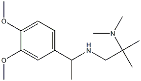 [1-(3,4-dimethoxyphenyl)ethyl][2-(dimethylamino)-2-methylpropyl]amine 구조식 이미지