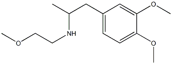 [1-(3,4-dimethoxyphenyl)propan-2-yl](2-methoxyethyl)amine Structure
