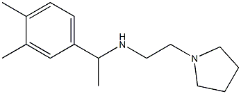 [1-(3,4-dimethylphenyl)ethyl][2-(pyrrolidin-1-yl)ethyl]amine 구조식 이미지