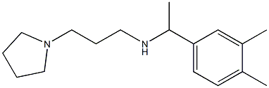 [1-(3,4-dimethylphenyl)ethyl][3-(pyrrolidin-1-yl)propyl]amine Structure