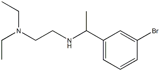 [1-(3-bromophenyl)ethyl][2-(diethylamino)ethyl]amine Structure