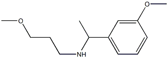 [1-(3-methoxyphenyl)ethyl](3-methoxypropyl)amine Structure