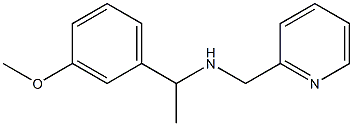 [1-(3-methoxyphenyl)ethyl](pyridin-2-ylmethyl)amine 구조식 이미지