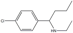 [1-(4-chlorophenyl)butyl](ethyl)amine Structure