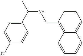 [1-(4-chlorophenyl)ethyl](naphthalen-1-ylmethyl)amine Structure