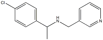 [1-(4-chlorophenyl)ethyl](pyridin-3-ylmethyl)amine Structure