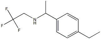 [1-(4-ethylphenyl)ethyl](2,2,2-trifluoroethyl)amine 구조식 이미지