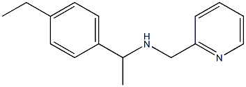 [1-(4-ethylphenyl)ethyl](pyridin-2-ylmethyl)amine Structure