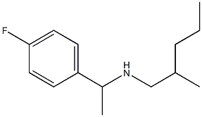 [1-(4-fluorophenyl)ethyl](2-methylpentyl)amine 구조식 이미지