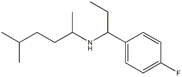 [1-(4-fluorophenyl)propyl](5-methylhexan-2-yl)amine 구조식 이미지