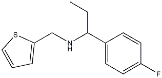 [1-(4-fluorophenyl)propyl](thiophen-2-ylmethyl)amine 구조식 이미지