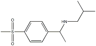 [1-(4-methanesulfonylphenyl)ethyl](2-methylpropyl)amine 구조식 이미지