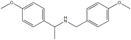 [1-(4-methoxyphenyl)ethyl][(4-methoxyphenyl)methyl]amine 구조식 이미지