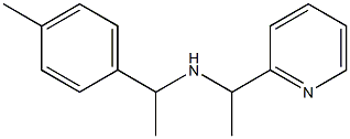 [1-(4-methylphenyl)ethyl][1-(pyridin-2-yl)ethyl]amine 구조식 이미지