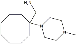 [1-(4-methylpiperazin-1-yl)cyclooctyl]methylamine Structure