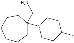 [1-(4-methylpiperidin-1-yl)cycloheptyl]methanamine 구조식 이미지