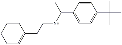 [1-(4-tert-butylphenyl)ethyl][2-(cyclohex-1-en-1-yl)ethyl]amine 구조식 이미지
