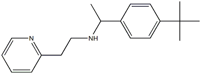 [1-(4-tert-butylphenyl)ethyl][2-(pyridin-2-yl)ethyl]amine 구조식 이미지