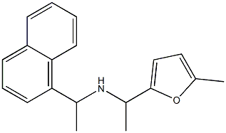 [1-(5-methylfuran-2-yl)ethyl][1-(naphthalen-1-yl)ethyl]amine Structure