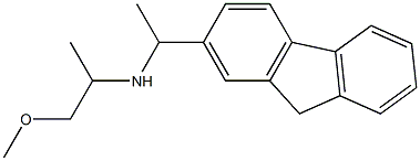 [1-(9H-fluoren-2-yl)ethyl](1-methoxypropan-2-yl)amine Structure