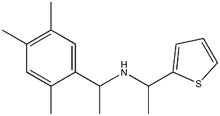 [1-(thiophen-2-yl)ethyl][1-(2,4,5-trimethylphenyl)ethyl]amine Structure