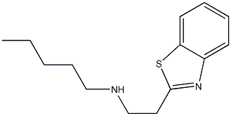 [2-(1,3-benzothiazol-2-yl)ethyl](pentyl)amine 구조식 이미지