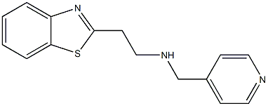 [2-(1,3-benzothiazol-2-yl)ethyl](pyridin-4-ylmethyl)amine Structure