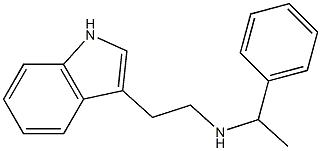 [2-(1H-indol-3-yl)ethyl](1-phenylethyl)amine 구조식 이미지